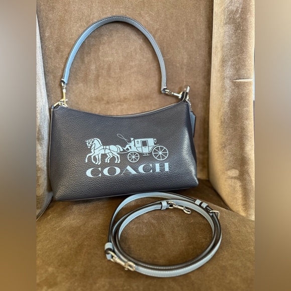 Coach - Clara Shoulder Bag In Pebble Leather Authentic - Picture 2 of 13
